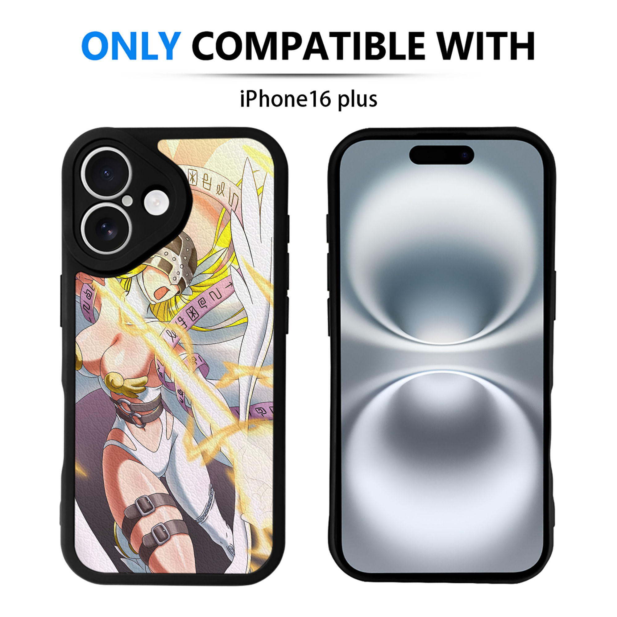 （画像用） Digimon デジタルモンスター/デジモン 【iPhone 16シリーズ対応】シリコンスマホケース（レザー調） 材質：シリコン